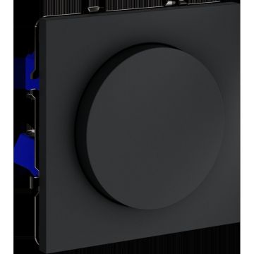 Светорегулятор встраиваемый Voltum (Вольтум) S70 поворотно-нажимной 600 Вт, (графит) VLS070307