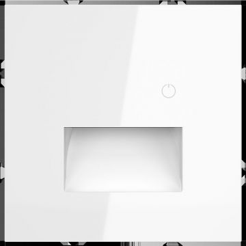 Подсветка светодиодная встраиваемая Voltum (Вольтум) S70 с датчиком, (белый глянцевый) VLS070701