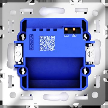 Подсветка светодиодная встраиваемая Voltum (Вольтум) S70 с датчиком, (белый глянцевый) VLS070701