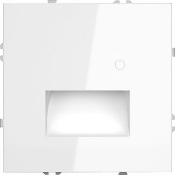 Подсветка светодиодная встраиваемая Voltum (Вольтум) S70 с датчиком, (белый глянцевый) VLS070701