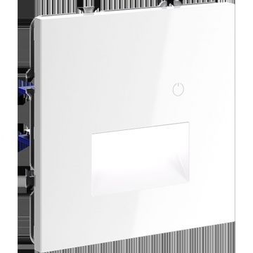 Подсветка светодиодная встраиваемая Voltum (Вольтум) S70 с датчиком, (белый глянцевый) VLS070701