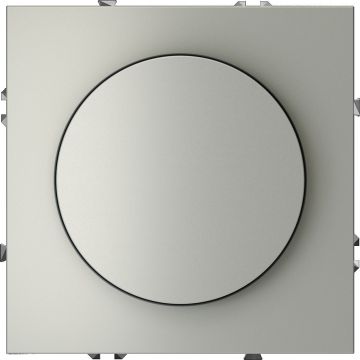 Светорегулятор встраиваемый Voltum (Вольтум) S70 поворотно-нажимной 600 Вт, (сталь) VLS070305