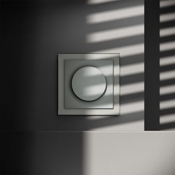 Светорегулятор встраиваемый Voltum (Вольтум) S70 поворотно-нажимной 600 Вт, (сталь) VLS070305