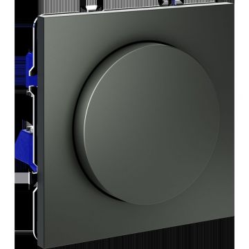 Светорегулятор встраиваемый Voltum (Вольтум) S70 поворотно-нажимной 600 Вт, (титан) VLS070306