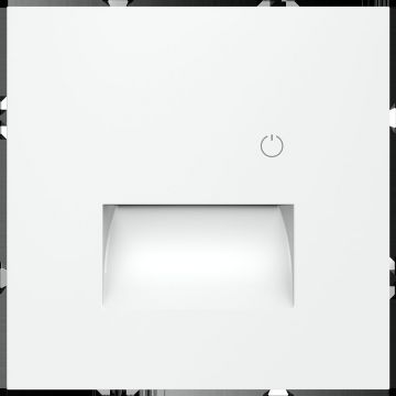 Подсветка светодиодная встраиваемая Voltum (Вольтум) S70 с датчиком, (белый матовый) VLS070702