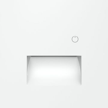 Подсветка светодиодная встраиваемая Voltum (Вольтум) S70 с датчиком, (белый матовый) VLS070702