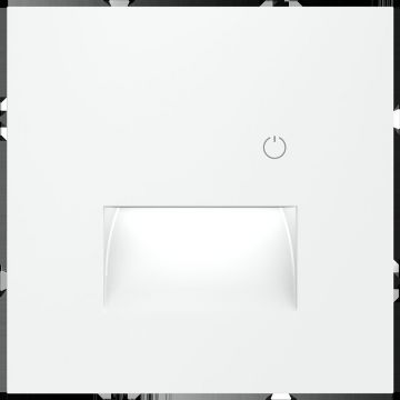 Подсветка светодиодная встраиваемая Voltum (Вольтум) S70 с датчиком, (белый матовый) VLS070702