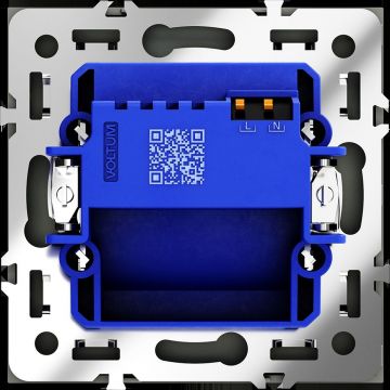 Подсветка светодиодная встраиваемая Voltum (Вольтум) S70 с датчиком, (титан) VLS070706