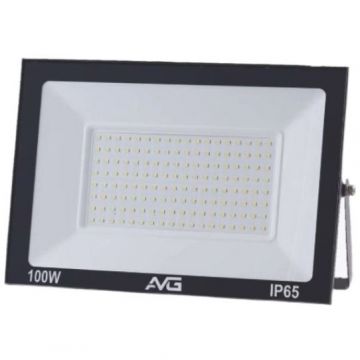 Прожектор светодиодный AVG (АВГ) Серия 6 SDO-6 100Вт, 200-240В, 6500К, 195x30x140мм, IP65, черный