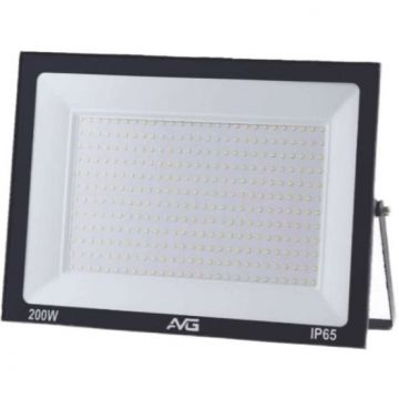 Прожектор светодиодный AVG (АВГ) Серия 6 SDO-6 200Вт, 200-240В, 6500К, 260x30x195мм, IP65, черный