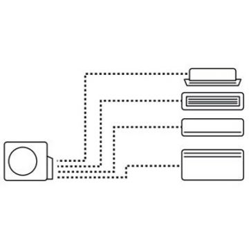 Наружный блок мульти-сплит Haier (Хаиер) Multi Super match R32 inverter 4U75S2SR5FA