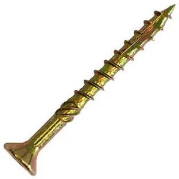 Саморез Himtex профессиональный по дереву желт. потай Torx 25 5х100 100 шт. (05100Fh)