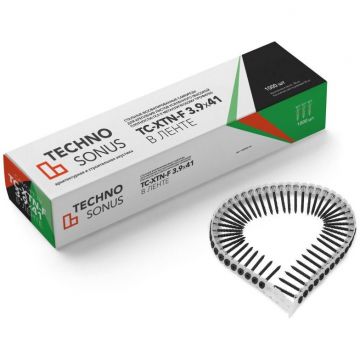 Саморезы Techno Sonus (Техно Сонус) TC-XTN-F 3,9х41 мм в ленте 1000 шт.