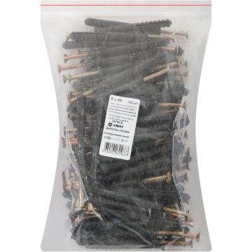 Дюбель-гвоздь Хват (Hvat) полипропиленовый 8х80 мм 100 шт, 24700-0