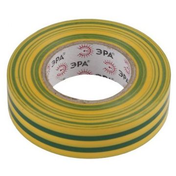 Изолента Эра ПВХ 19ммх20м желт./зел. C0036545 ERA