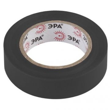 Изолента Эра ПВХ 15ммх10м чёрный C0036558 ERA