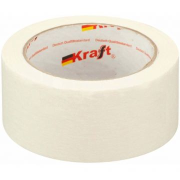 Скотч малярный Kraft (Крафт) бумажный белый 48 мм х 40 м
