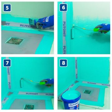 Лента для гидроизоляции Plitonit (Плитонит) ГидроЛента 12 см х 200 м