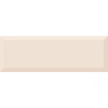 Керамическая плитка Absolut Keramika (Абсолют Керамика) Monocolor Biselado Brillo Cava 10x30 см