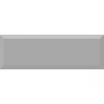 Керамическая плитка Absolut Keramika (Абсолют Керамика) Monocolor Biselado Brillo Plata 10x30 см