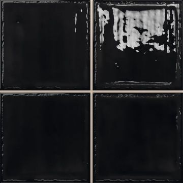 Керамическая плитка Absolut Keramika (Абсолют Керамика) Noa Black 20x20 см