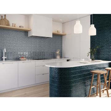 Керамическая плитка Absolut Keramika (Абсолют Керамика) Sticks Black 20x20 см