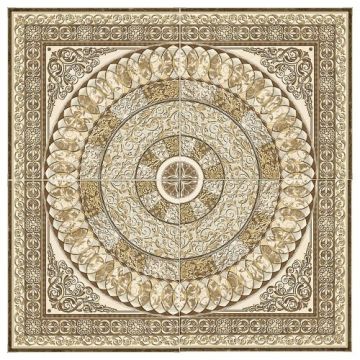 Декор Абсолют Керамика Marble 90х90 см разноцветный глянцевая ABC0000028, Roseton Marble, Absolut Keramika