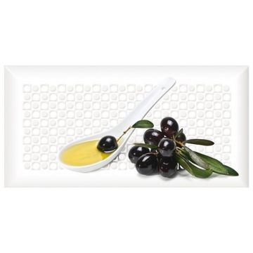 Декор Абсолют Керамика Monocolor Biselado 10х20 см разноцветный глянцевая ABC0000087, Decor Olives 05 A, Absolut Keramika