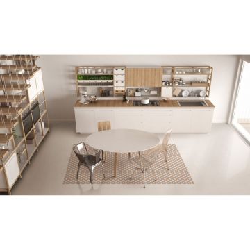 Керамогранит Absolut Keramika Barcelona blanco 25x25 см