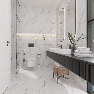 Керамогранит Royce (Ройс) Calacatta Peniscola 60x60 см Matt R_NR1000