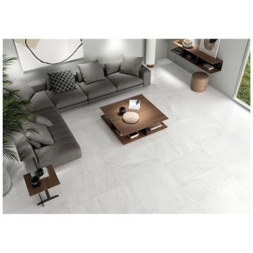 Керамогранит Keratile Aley White 120X280 Pulido (6Mm) 120х280 см белый полированная 3ACPALEYCPPA