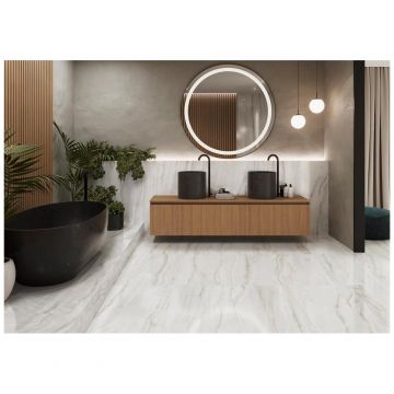Керамогранит Keratile Mist Pearl Sat. 60х120 см белый CAN5MISSPDHA