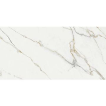 Керамогранит Keratile (Кератайл) Aston Белый 60х120 см ректификат,Полированный (ASTON GOLD 59x119 RECT.PUL)