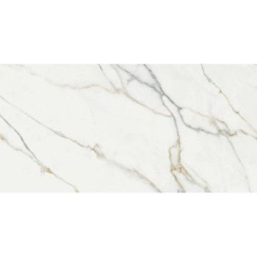Керамогранит Keratile (Кератайл) Aston Белый 60х120 см ректификат,Матовый (ASTON GOLD MT 59,5x120 RECT.)