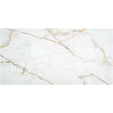 Керамогранит Keratile (Кератайл) Carbis Белый 60х120 см ректификат,Матовый (CARBIS GOLD MT 59,5x120 RECT)
