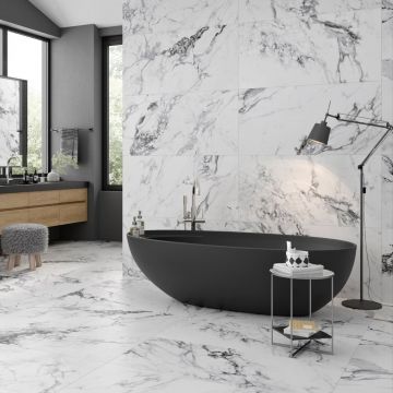 Керамогранит Keratile (Кератайл) Capraia White Satinado Rect 59.5x120 см