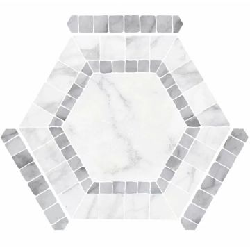 Керамогранит Monopole Ibiza white 22x25 см