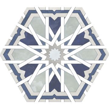 Керамогранит Monopole Radiant blue 20x24 см