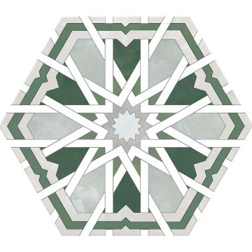 Керамогранит Monopole Radiant green 20x24 см