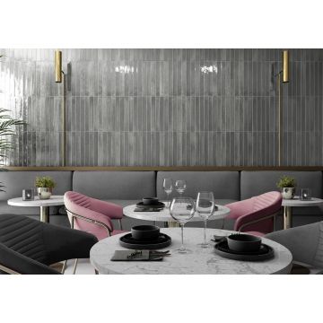 Керамическая плитка Monopole Cerdena grigio 5x40 см