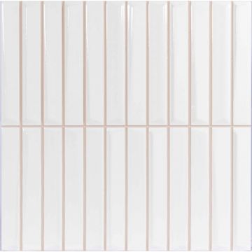 Керамическая плитка Monopole (Монополе) Melody White глянцевая 20x20 см, 85679