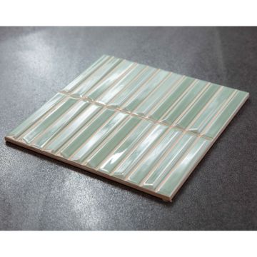 Керамическая плитка Monopole (Монополе) Melody Emerald глянцевая 20x20 см, 85684