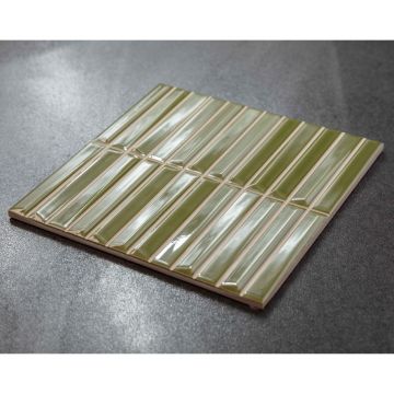 Керамическая плитка Monopole (Монополе) Melody Olive глянцевая 20x20 см, 85686