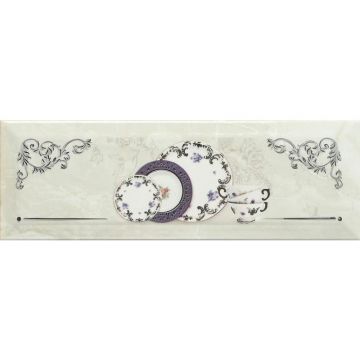 Декор Monopole (Монополе) Decor Pranzo Silver A 10x30 см