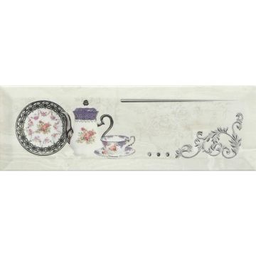 Декор Monopole (Монополе) Decor Pranzo Silver B 10x30 см