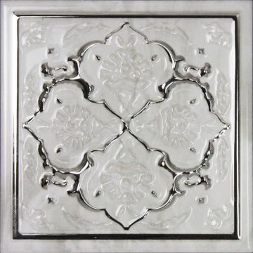Декор Monopole (Монополе) Dec Armonia Petra Brillo Bisel Silver C 15x15 см