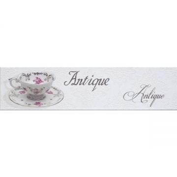 Декор Monopole (Монополе) Decor Veronica Brillo Antiqua Blanco 10x40 см
