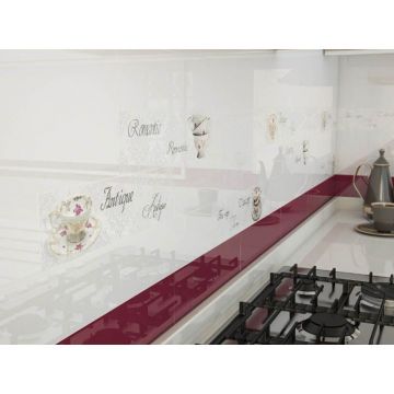 Декор Monopole (Монополе) Decor Veronica Brillo Tea Cup Blanco 10x40 см