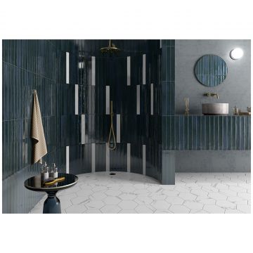 Керамогранит Monopole Cerdena Bianca 25х40 см белый глянцевая 002839