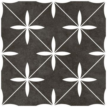Керамогранит Monopole Stella Black 20х20 см черный матовая 002662